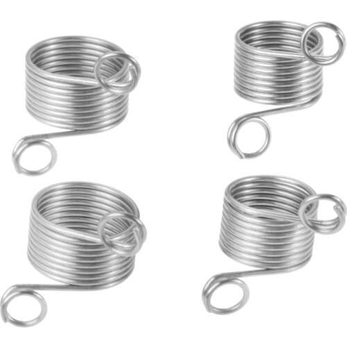 2pcs 17/20mm Ring Type Sewing Crocheting Knitting Tools Finger Wear Thimble Yarn Spring Guides Stainless Steel Needle Thimble