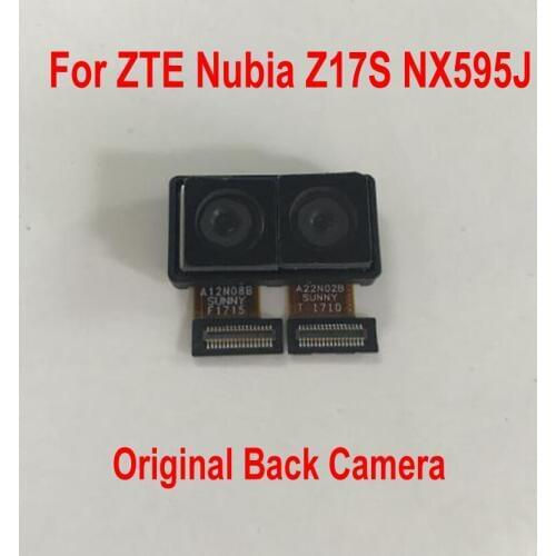 Original Good Working Main Flex Big Rear Back Camera Module For ZTE Nubia Z17S NX595J Mobile Phone Cable Parts
