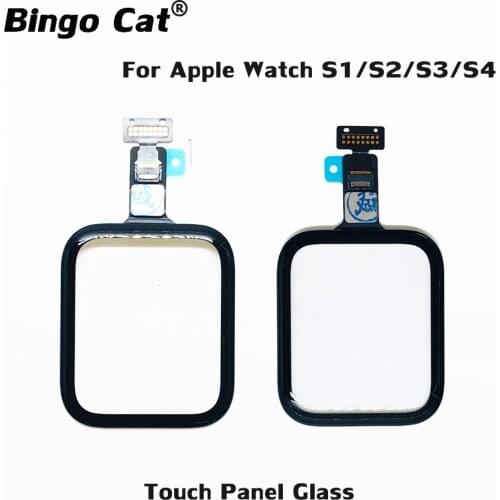 1Pcs 38mm 42mm Touch Screen Digitizer For Apple Watch Series S5 S4 5 4 3 2 1 40mm 44mm LCD Screen Front Glass Sensor Replacement