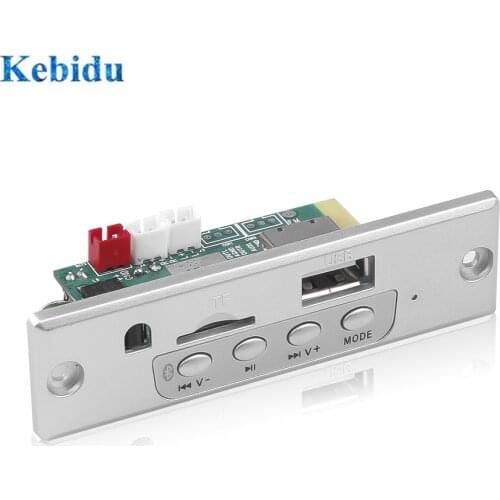 Bluetooth5.0 12V MP3 Bluetooth Decode Board With Amplifier Plays Lossless Format Audio Support FM/USB Folder to Play Call Record