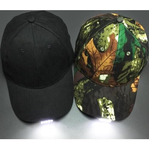 Adjustable Climbing 5 LED lamp Cap Battery Powered Hat With LED Light Flashlight For Fishing Jogging Baseball Cap