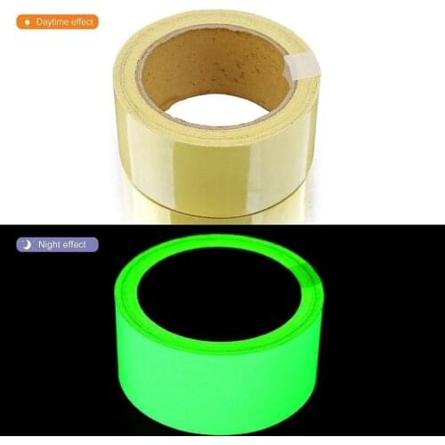 4 Size Luminous Fluorescent Night Self-adhesive Glow In The Dark Sticker Tape Safety Security Home Decoration Warning Tape