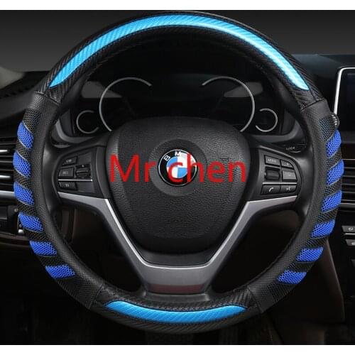 Universal antiskid Steering Wheel Covers leather15 Inch for Subaru Tribeca Legacy Outback Impreza Forester series