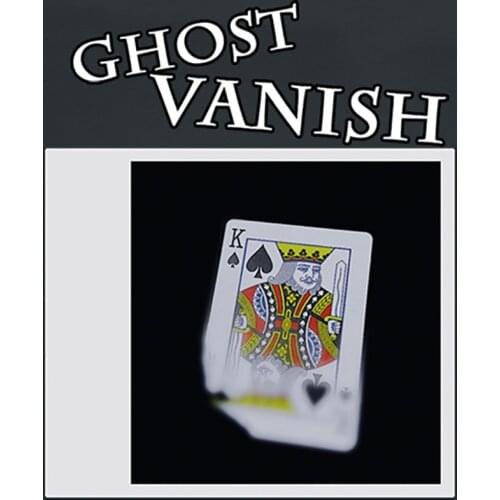 Ghost Vanish Magic Tricks Playing Card Disappearing Magician Close Up Street Illusion Gimmick Mentalism Puzzle Toy Magia Card