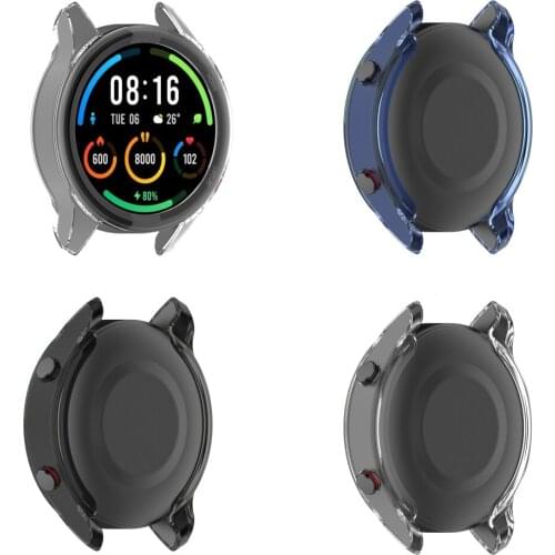 Protective Case Cover for Xiaomi Mi watch color sport Wrist Smart Watch TPU Soft Frame Shell Bumper Anti-scratch Accessories