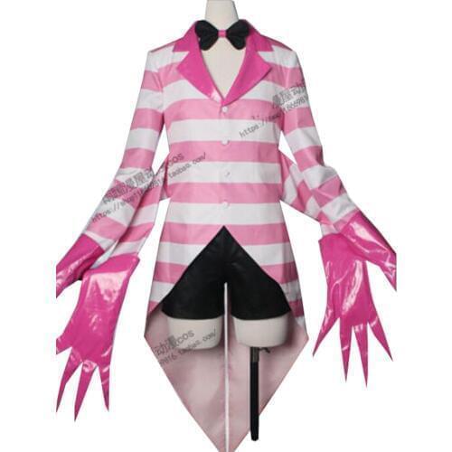 2019 Hazbin Hotel Dust Angel Cosplay Costume Uniform Women Girls Halloween Carnival Cosplay Costumes custom made