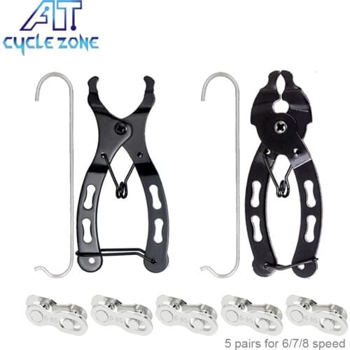 Bicycle Chain Link Pliers Repair Tool Joint Magic Buckle Quick Removal Cycling Chain Connector Screw Chain Hook Bike Parts