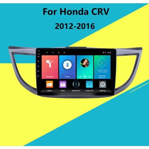 10.1" 2 Din Android Car Radio Multimedia Audio Player For Honda CRV 2012 2013 2014 2015 2016 4 Core GPS Navigation Wifi FM