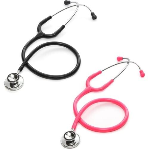 10Pcs Deluxe Professional Dual Head Stethoscope Doctor Cardiology Stethoscope Medical Doctor Stethoscope Vet Medical Device