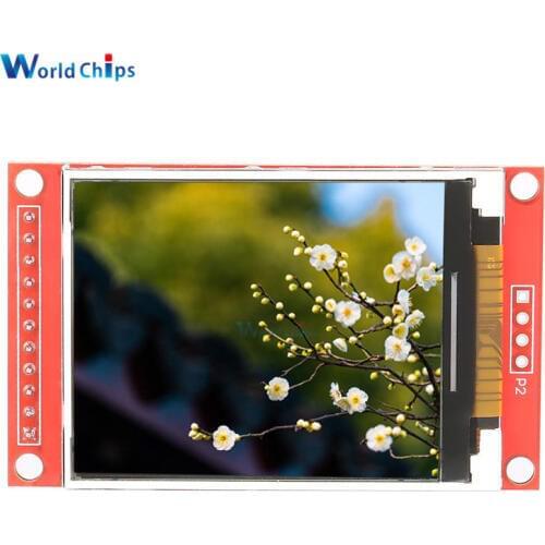 2.0 Inch 176*220 UART TFT LCD Display Module ILI9225 SPI Interface Colorful Screen Serial Port Support 3/5.5V Power Supply 4 IO
