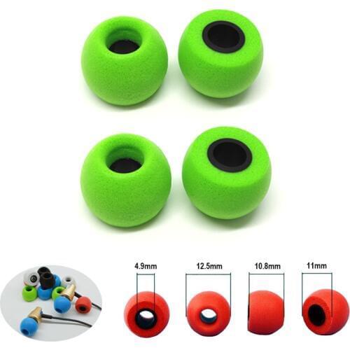 4 pcs/2pairs ANJIRUI TS-400 Memory Foam Ear Tips (S M L) 4.9mm Caliber Ear Pads/cap memory foam eartips for in-ear earphone