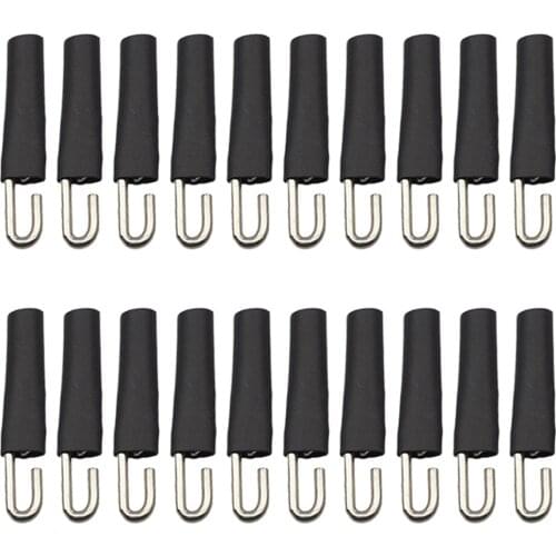 20pcs Safety Lead Snap Quick Clip Swivel Heat Shrink Tube Enganche Rapido Fast Fishing Snaps enchufe Connector carp fishing Hook