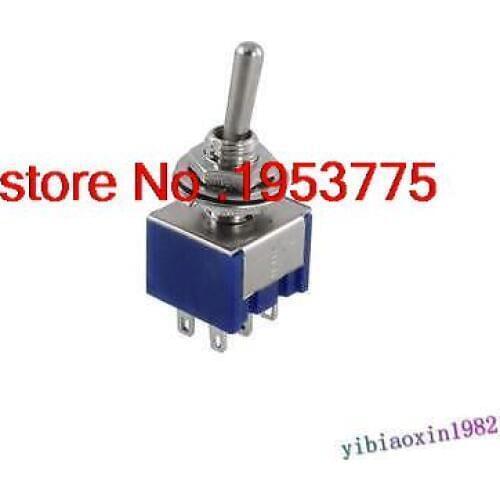 25pcs 3 Position 2P2T DPDT ON-OFF-ON Miniature Mini Toggle Switch