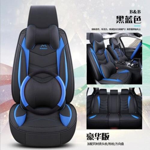 Car Leather PU seat cover For chevrolet lacetti captiva sonic spark cruze accessories niva aveo epica auto 20 colors