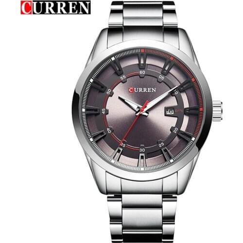 CURREN Fashion Casual Business Men Watches Display Date Army Military Quartz Male Clock Waterproof Wristwatch relogio masculino
