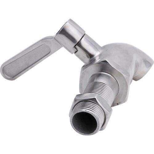 Stainless Steel Beverage Drink Dispenser Wine Barrel Spigot / Tap / Faucet M16