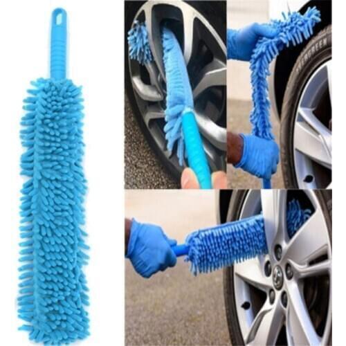 Bendable Microfibre Duster Cleaning Home Car Cleaner Dust Handle Dust Mites Portable Dusting Brush