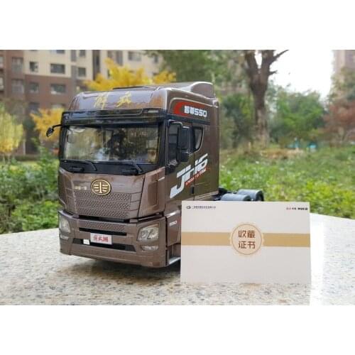 Classic Alloy Model Gift 1:24 Original China Faw Jh6 Truck Tractor Trailer Vehicles Diecast Classic Model Collection Decoration