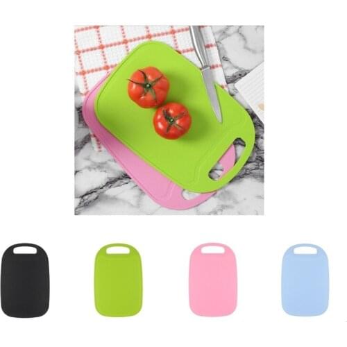 1 pc plastic Non Slip Kitchen Meat Fruit Vegetable Cutting Board Food Chopping Block Chopping Board Vegetable cutting tool