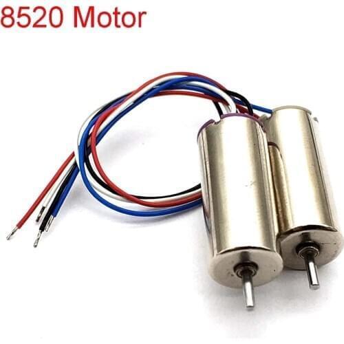 1pair 8520 Coreless Motor 4.2V 58000RPM High Speed Motors For RC Model Airplane Large Power Hollow Cup Motor Shaft Dia 1.1mm