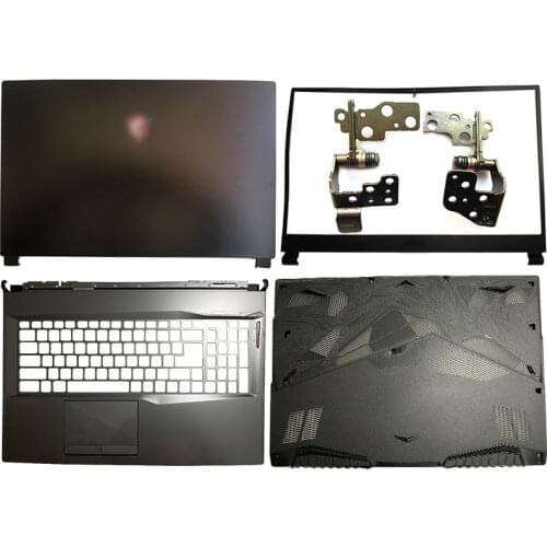 Original NEW Laptop LCD Back Cover/Front Bezel/Hinges/Palmrest/Bottom Case For MSI GL75 MS-17E2 MS-17E4