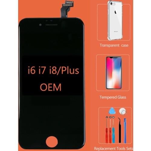Original LCD Screen For iPhone 6 6S 7 8 Plus Screen OEM Top LCD Display Digitizer Touch Replacement For iPhone6 i6s i7 i8 Plus