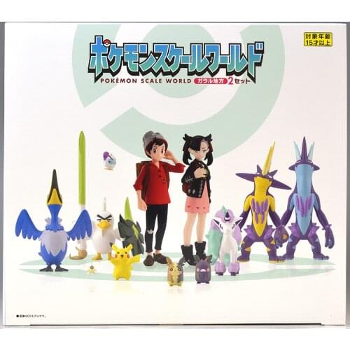 Bandai Genuine Assembly Model PokEmon SCALE WORLD Inteleon Wooloo Scorbunny Raboot Action Figure Model Toy