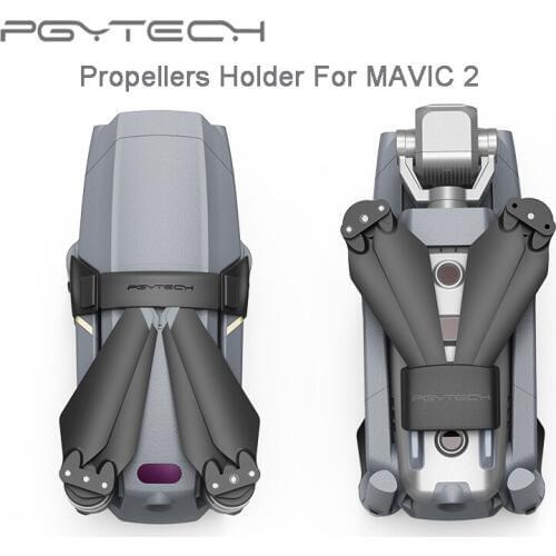 PGYTECH Silicone Clip Propellers Motor Holder Fixed Protection Guard Fixator for DJI Mavic 2 Pro Accessories Black PGY0006
