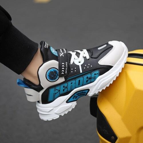 Sport Kids Sneakers Boys Casual Shoes For Children Sneakers Girls Shoes Basketball Footwear Leather Anti-slippery Trainers 2021