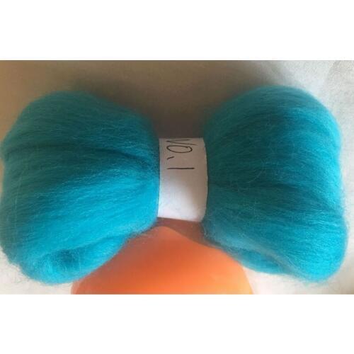 WFPFBEC 70s Australia COMBED 100% WOOL fiber merino diy wool for neddles felting wool roving 50g 100g 200g 300g 500g 1000g NO.1