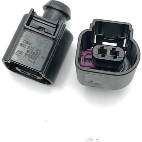 2 Pin/Way Outdoor Temperature Water Temperature Sensor Connector Plug Wire Cable Pigtail For Volkswagen AUDI A4 8K0 973 702