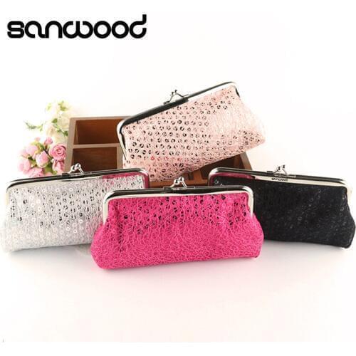 2015 Women Sequins Buckle Clutch Evening Party Bag Phone Package Handbag Wallet Purse 6O42