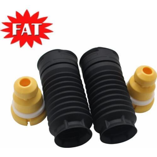 4 PCS Front Shock Absorber Dust Cover Kits Dust Cover & Rubber Buffer For Mercedes Benz E-Class W211 S211 2113230092 2113230444