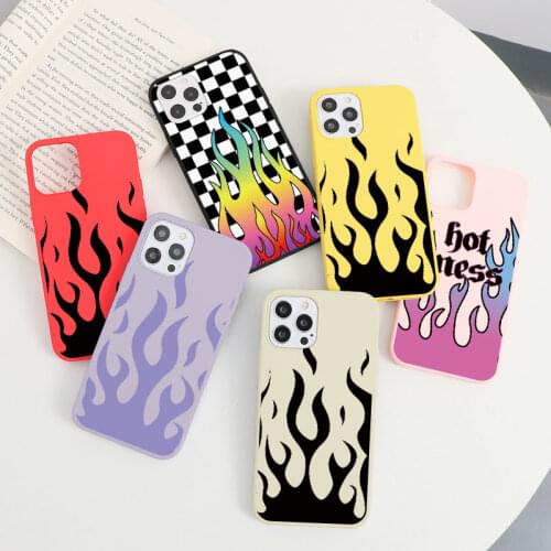 Artistic Flame Fundas For Huawei P30 P20 Pro P40 Lite E Y6 Y7 P Smart 2019 2021 Mate Honor 10 20 Lite 10i 20i 8A 8X 9X TPU Case