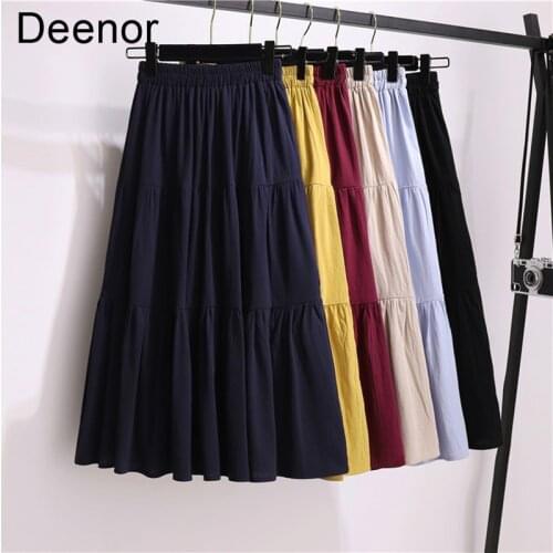 Deenor High Waist Skirts For Women