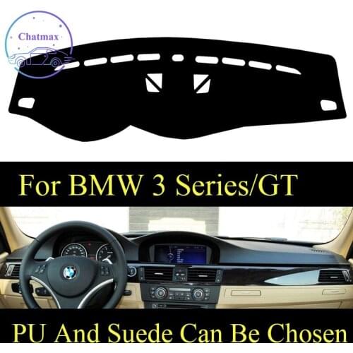 Customize For BMW 3 Series/GT 2005-2020 E90 Dashboard Console Cover PU Leather Suede Protector Sunshield Pad