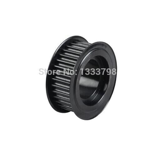 CNC parts- stainless steel black finish 100teeth MXLtiming pulley/customized manufacture design pulleys