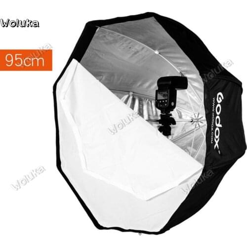 Godox 95cm 37.5in Portable Umbrella Octagon Softbox Flash Speedlight Speedlite Reflector Softbox with Carrying Bag NO00DG T03 H