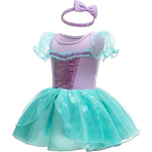 2021 Summer 2Pcs/Set Newborn Baby Girls Clothes Short Sleeve Bodysuits+Headband Princess Set Girl Outfits cotton short romper