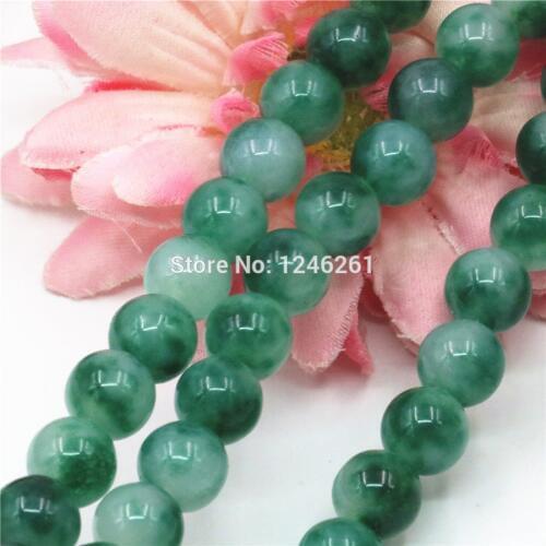 4 6 8 10 12 14mm Green Tourmaline Crafts Loose DIY Round Beads Balls Fashion Jewelry Making Design Accessories Parts Gem Fitting