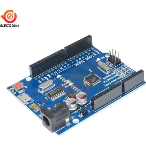 Mini USB Board UNO R3 Development Board ATmega328P ATMEGA328P-AU CH340 CH340G For Arduino UNO R3 With Straight Pin Header