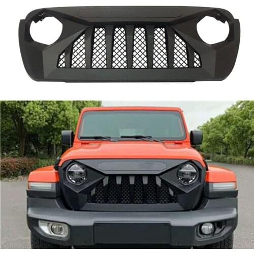 Newest design front grille ABS front grill for jeep wrangler JL 2018+ JL1096