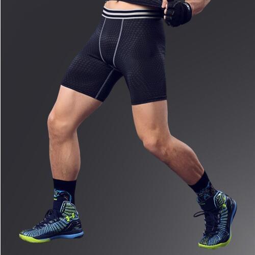 Newest Summer Compression Tights Shorts Men Spandex Quick Dry Training Running Basketball Leggings gym Fitness Sportswear