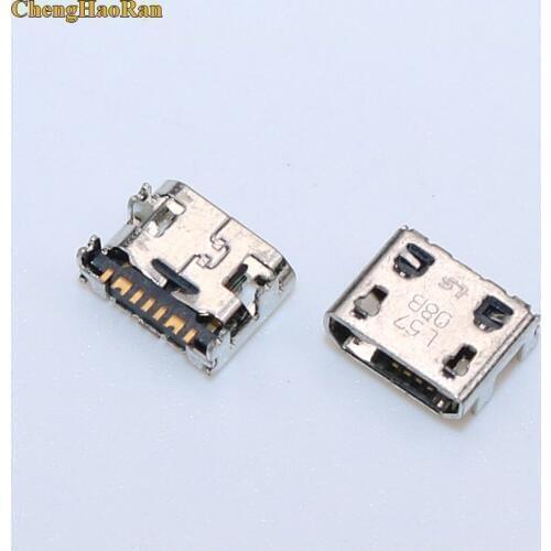 ChengHaoRan 2pcs Charge Connector for Samsung I739 J120H Galaxy J1 S5280 S7710 S6790 S6810 S7262 S7390 S7392C Micro usb jack