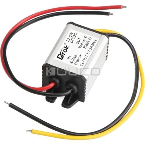 5 PCS/LOT DC Regulator/Power Supply Module DC 12V (11~22V) to 7.5V 3A Step Down Module/Power Converter 22.5W Adapter/Driver