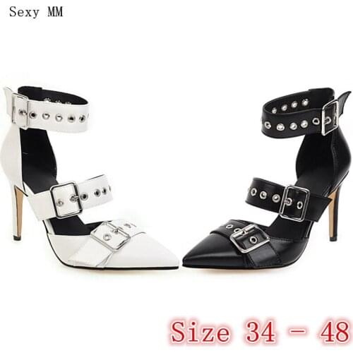 Women High Heels Pumps High Heel Shoes Stiletto Woman Party Shoes Kitten Heels Plus Size 34 - 40 41 42 43 44 45 46 47 48
