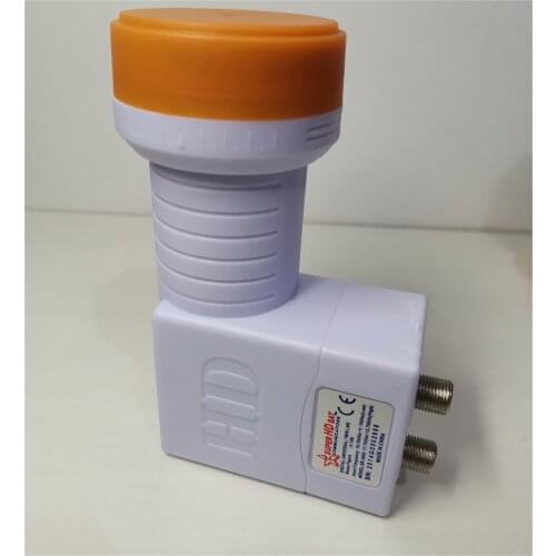 Super HD SR-3602 free shipping Best Signal digital HD Hing Gain low noise waterproof Universal KU Band Twin LNB