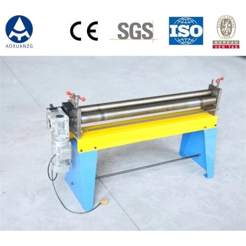 W11-2*1000 Electric 3 Roller Metal Sheet Plate Bending Radius Rolling Machine For Sale