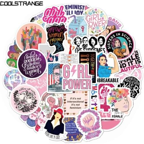 10/30/50Pcs Feminism Defending Woman Stickers For Skate Bike Mobile Phone Guiter Computer Decal TV Motorcycle Toys Pegatinas