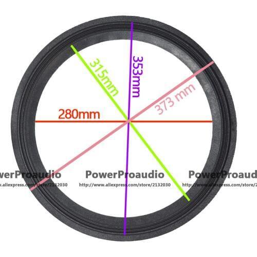 2 pcs 15" 15inch 3 line cloth ( fabric) repair J BF Woofer Bass Speaker surrounds